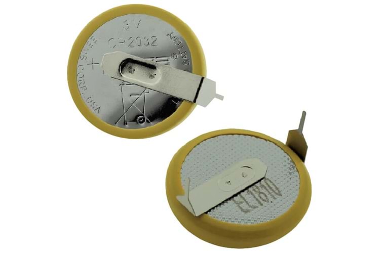 BATTERY 3V LITTIUM 2PIN ARASI 2cm YATAY EEMB THT