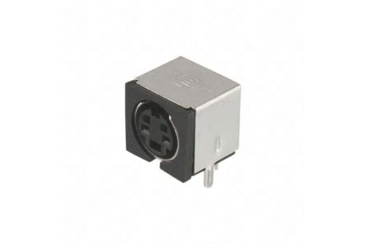CONN SOCKET FEMALE MINI DIN 4P SLDR THT