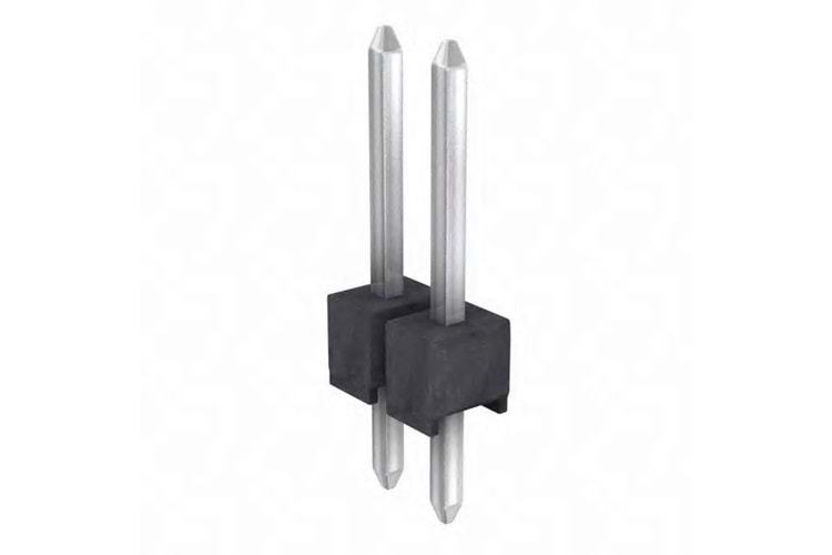 HEADER 2P 2.54MM MALE THT