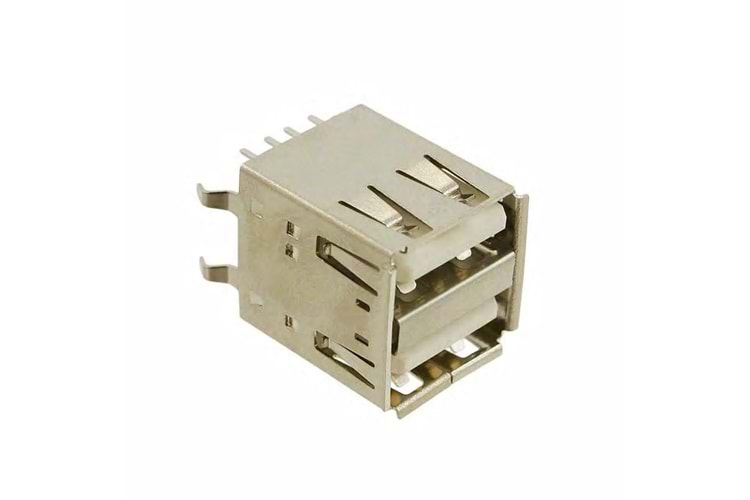 CONN RCPT USB2.0 TYPEA STCK VERT THT