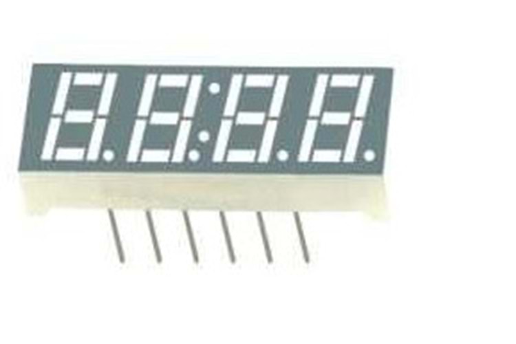 LED DISPLAY 9,20MM 4DIGIT ULTRA RED THT