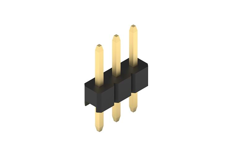 PIN HEADER 1x3 2MM MALE THT