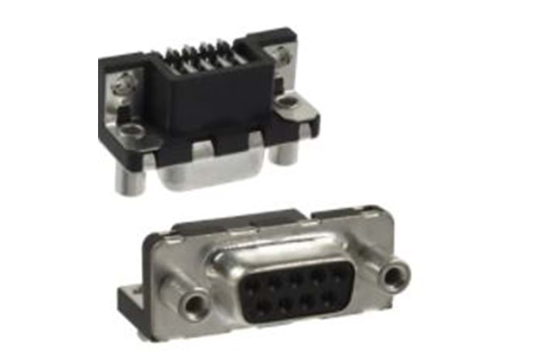 CONN D-SUB RCPT 9P R/A SLDR THT