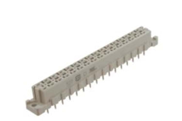 CONN DIN RCPT 32P PCB GOLD THT
