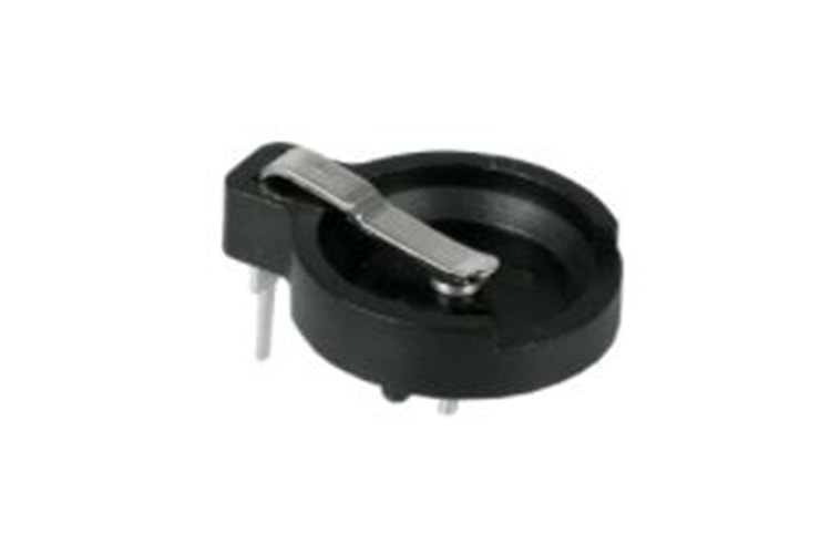 BATTERY HOLDER COIN 12MM PC PIN THT