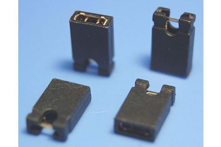 JUMPER 2PIN 2.54MM OPEN 6.0MM BLACK THT