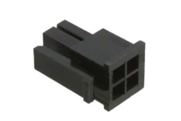 CONN RCPT HSG 4P 3.00MM THT