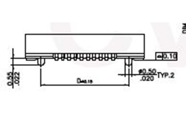 CONN 10P BLACK MALE SMD