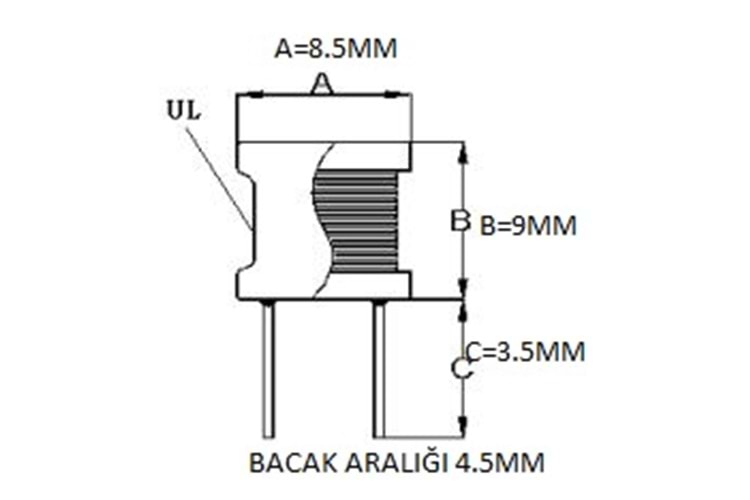 IND 33UH 1A 8X10X4.5MM THT
