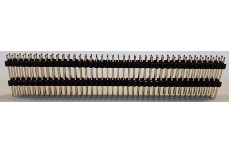 PIN HEADER 80P 2x40 2.54MM 180* THT