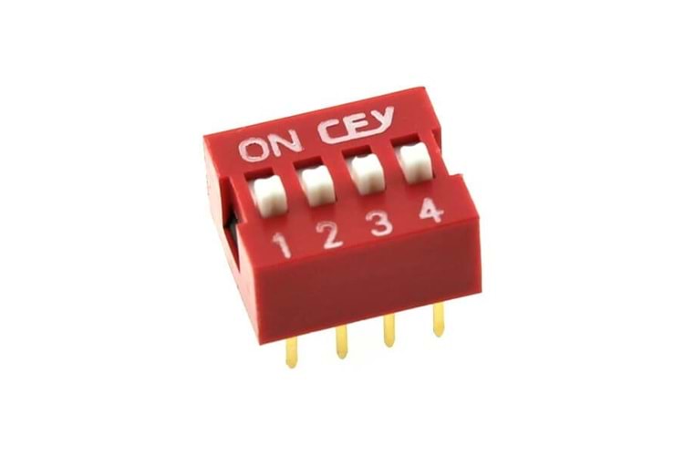 SWITCH 4P 180* RED THT