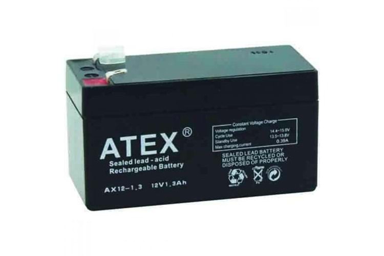 12V 1.3AH Akü