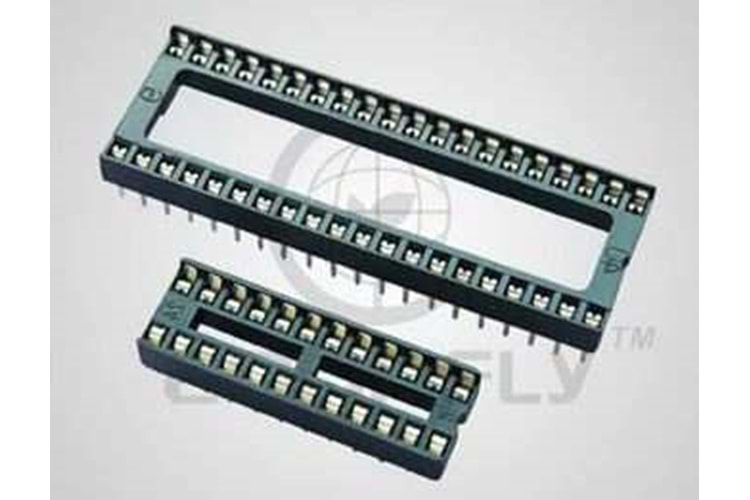 IC-SOCKET 8PIN DUAL WIPE 0.3(7.62MM) CONNFLY THT