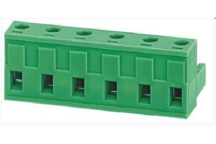 TERM 2P 7.62MM GREEN FEMALE THT