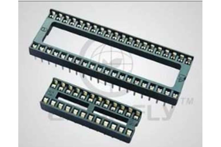 SOCKET 28P 14x2 15.24MM THT ( GENİŞ TİP )
