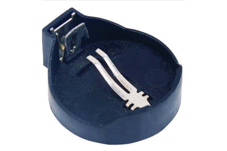 BATT HOLD FOR CR2032 HORIZONTAL FEMALE THT (HOLDER)
