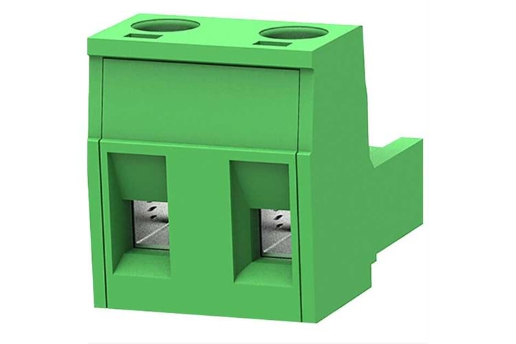 TERM 2P 7.62MM GREEN FEMALE THT