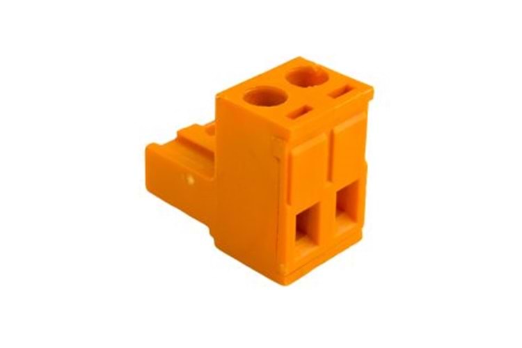 KLM 2P 5.08MM ORANGE FEMALE THT