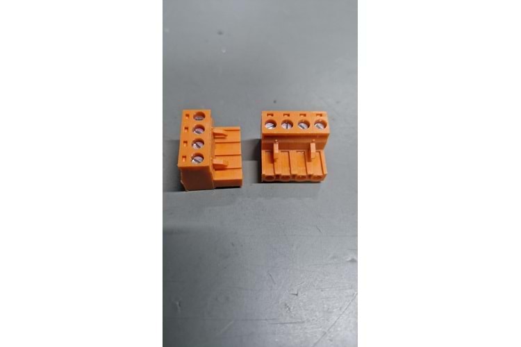 KLM 4P 5.08MM ORANGE FEMALE THT