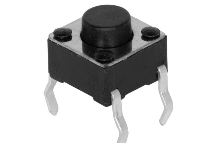 SWITCH TACTILE SPST-NO 6X6MM 7MM ACTUATOR HEIGHT THT