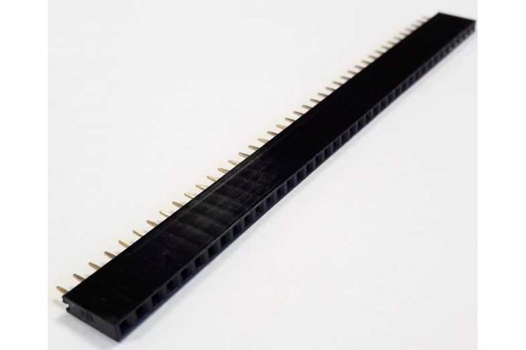 HEADER 12P (1x12) 2.54MM 8.50mm 180* FEMALE THT