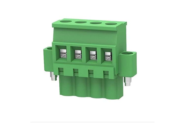 TERM.BLK 4P 5.08MM 180C GREEN FEMALE SCREW MOUNT