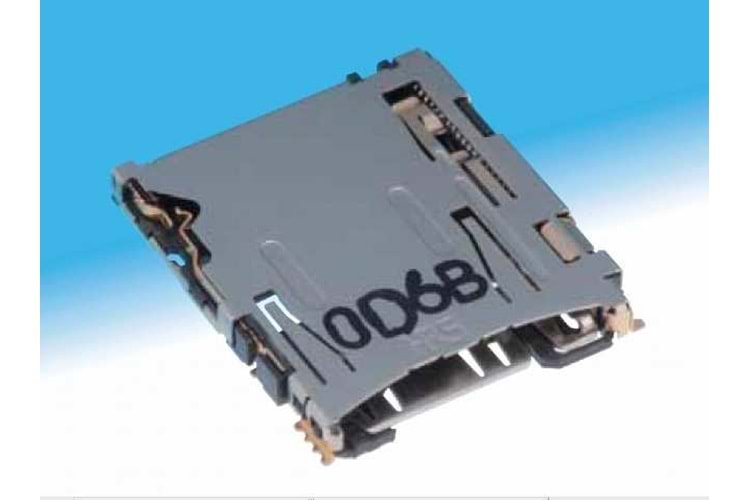 CONN MICRO SIM CARD PUSH PULL 6PIN W/SHELL SMD