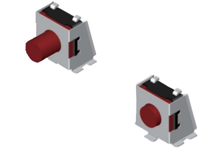 SWITCH TACT 6X6 1.00mm 260gF 0.05A 12V SMD