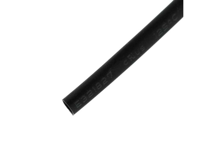 MAC HEAT SHRINK 2.5MM BLACK 2:1