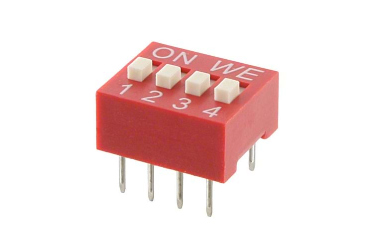 SWITCH SLIDE SPST 4P 0.025A 24V THT