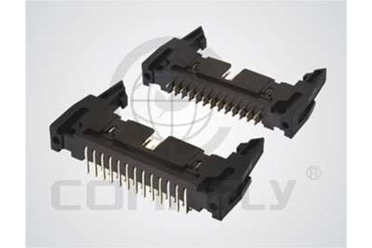 BOX HEADER LOCKED 26PIN(2x13) 2.54MM MALE THT