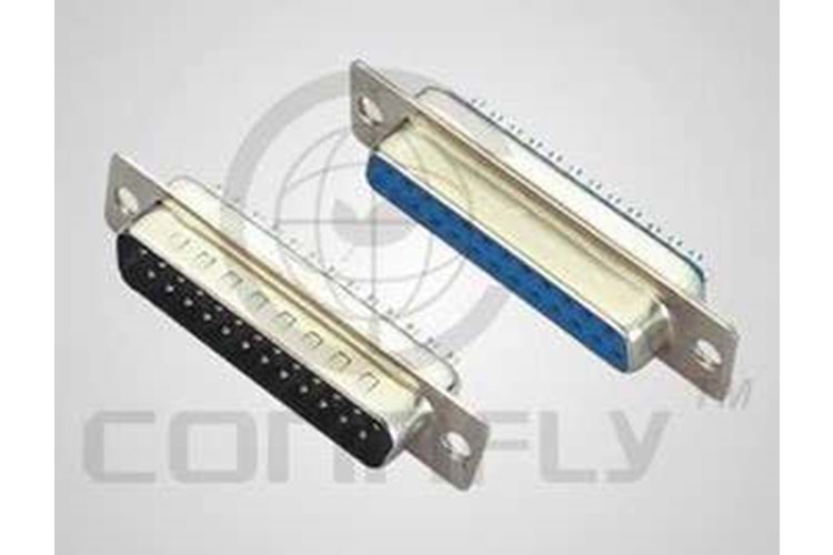 CONN DSUB 9P SOLDER TYPE 180C MALE BLACK THT