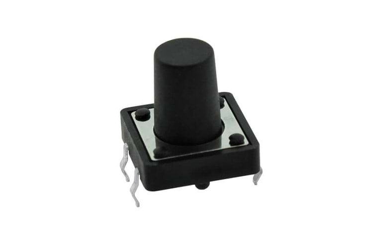 SWITCH TACT 12x12 12mm 160gF THT