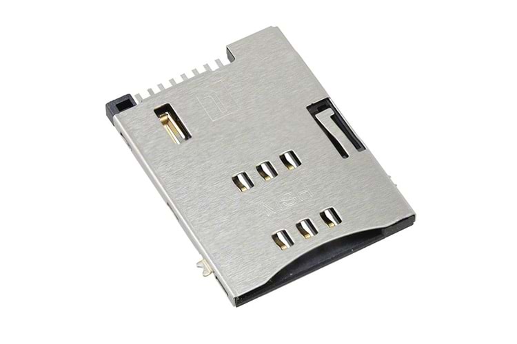 CONN SIM CARD PUSH-PUSH TYPE R/A SMD