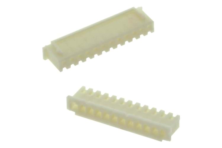 CONN T.B. 2.50mm 12P(1x12) IVORY FEMALE