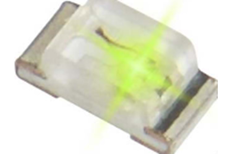 LED YELLOW GREEN 0402 2.3V 240mcd 120° SMD