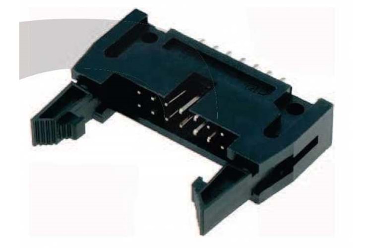 BOX HEADER LOCKED 14P(2X7) 2.54mm V/T MALE THT