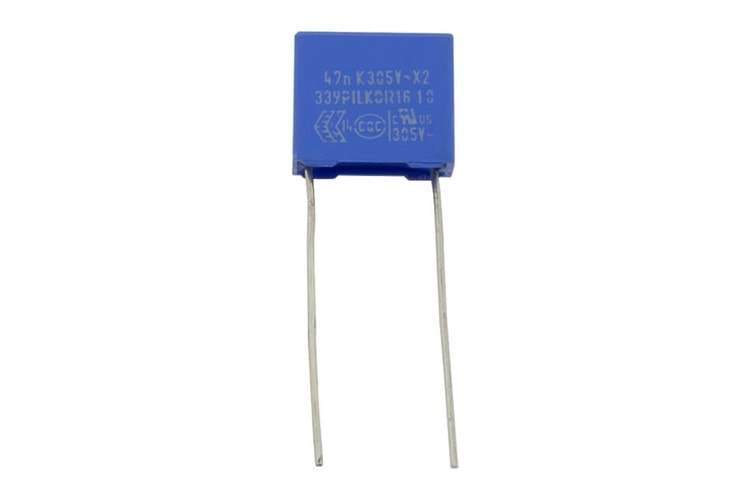 CAP POLY 47nF ±5% 305VAC 12.5x5 10mm THT