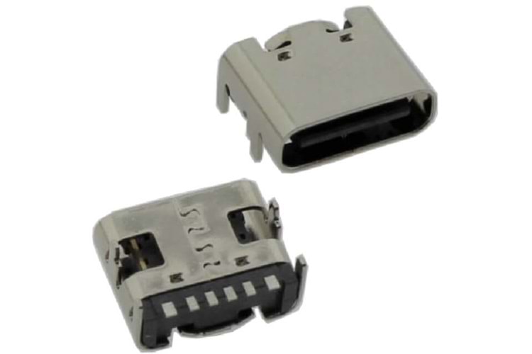CONNECTOR USB C TYPE 6P FEMALE SMD