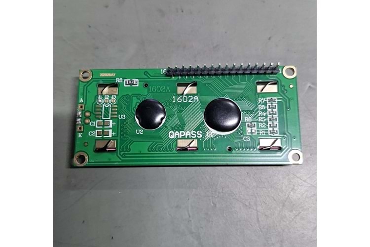 LCD DISPLAY 16*2 80x35x9mm WHITE BLUE THT