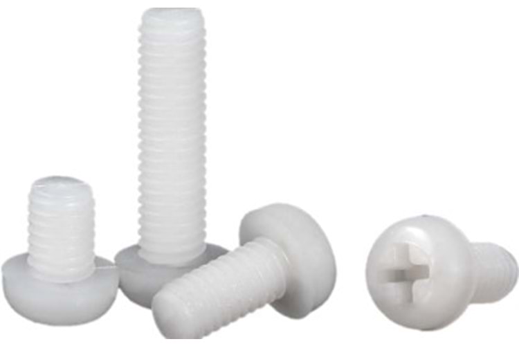 SCREW M2X4 STAR CYLINDER HEADPLASTIC WHITE