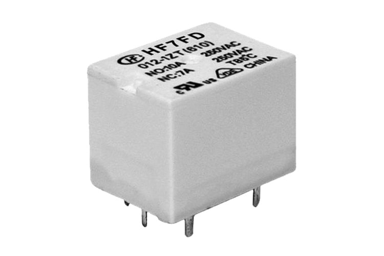 RELAY POWER 10A 12VDC 1C PCB TYPE 5PIN HONGFA THT