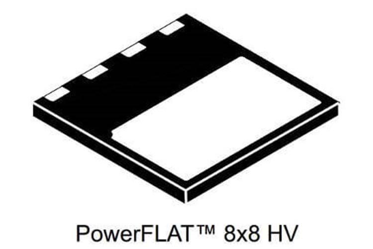 MOSFET 16A 600V N-CH POWERFLAT 8x8 HV MDMESH SMD