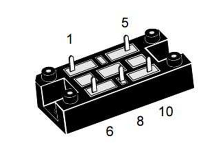 DIODE BRIDGE 30A 2000V 3PH IXYS CHASSIS