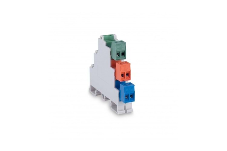 5,08MM RAY TİPİ 3 KATLI 3 RENKLİ SOKET KLEMENS - 3X2 PİN THT