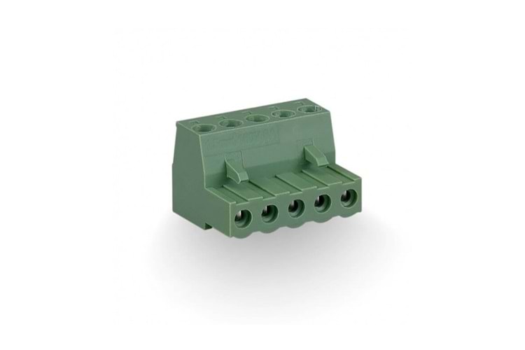 KLM 5P 3.81MM GREEN FEMALE THT