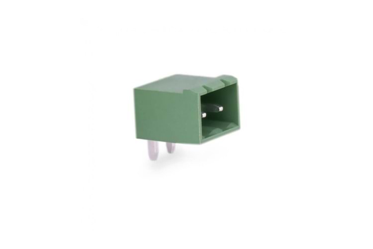 KLM 2P 3,81MM 90° GREEN MALE THT