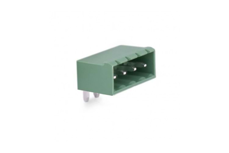 KLM 4P 3,81MM 90° GREEN MALE THT