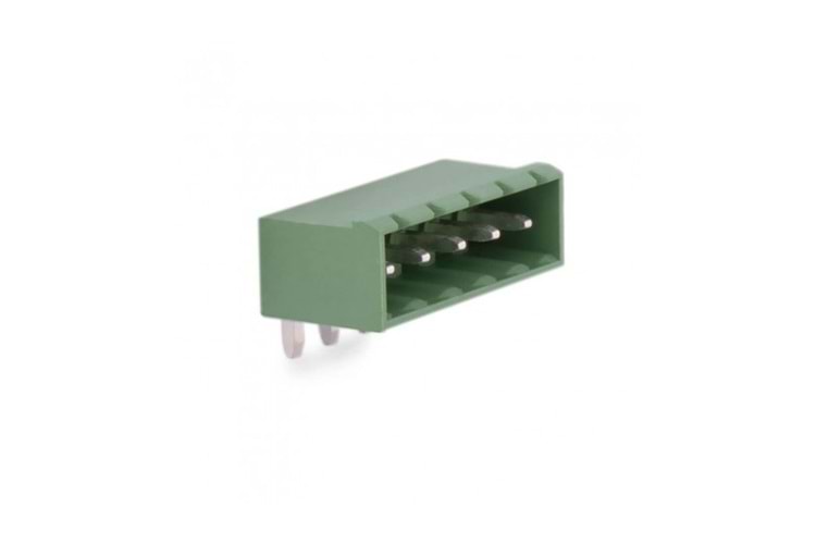 KLM 5P 3,81MM 90° GREEN MALE THT