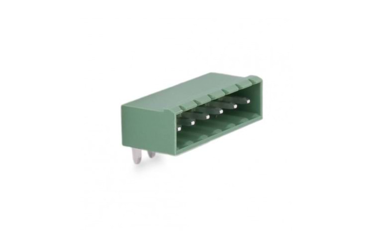 KLM 6P 3,81MM 90° GREEN MALE THT